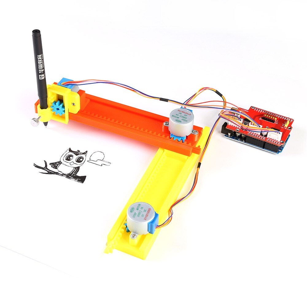 Arduino Mini CNC Plotter Open Source Machine Drawbot Pen Drawing Robot Machine