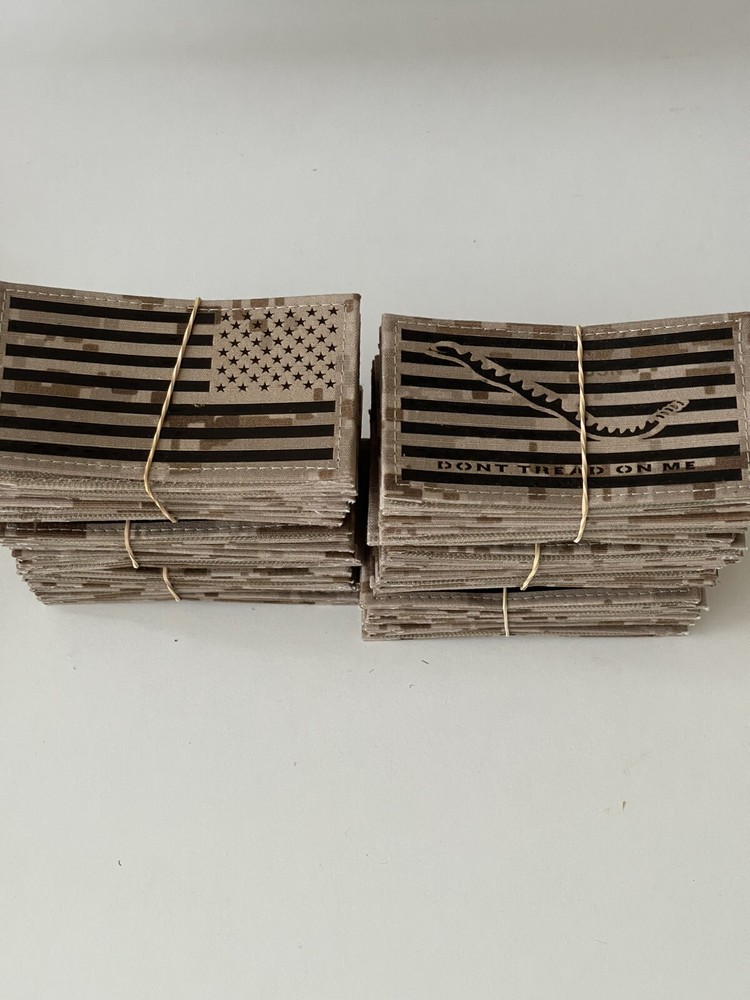 Infrared NWU AOR1 Reverse US Flag & DTOM Patch Set DEVGRU SEAL IR