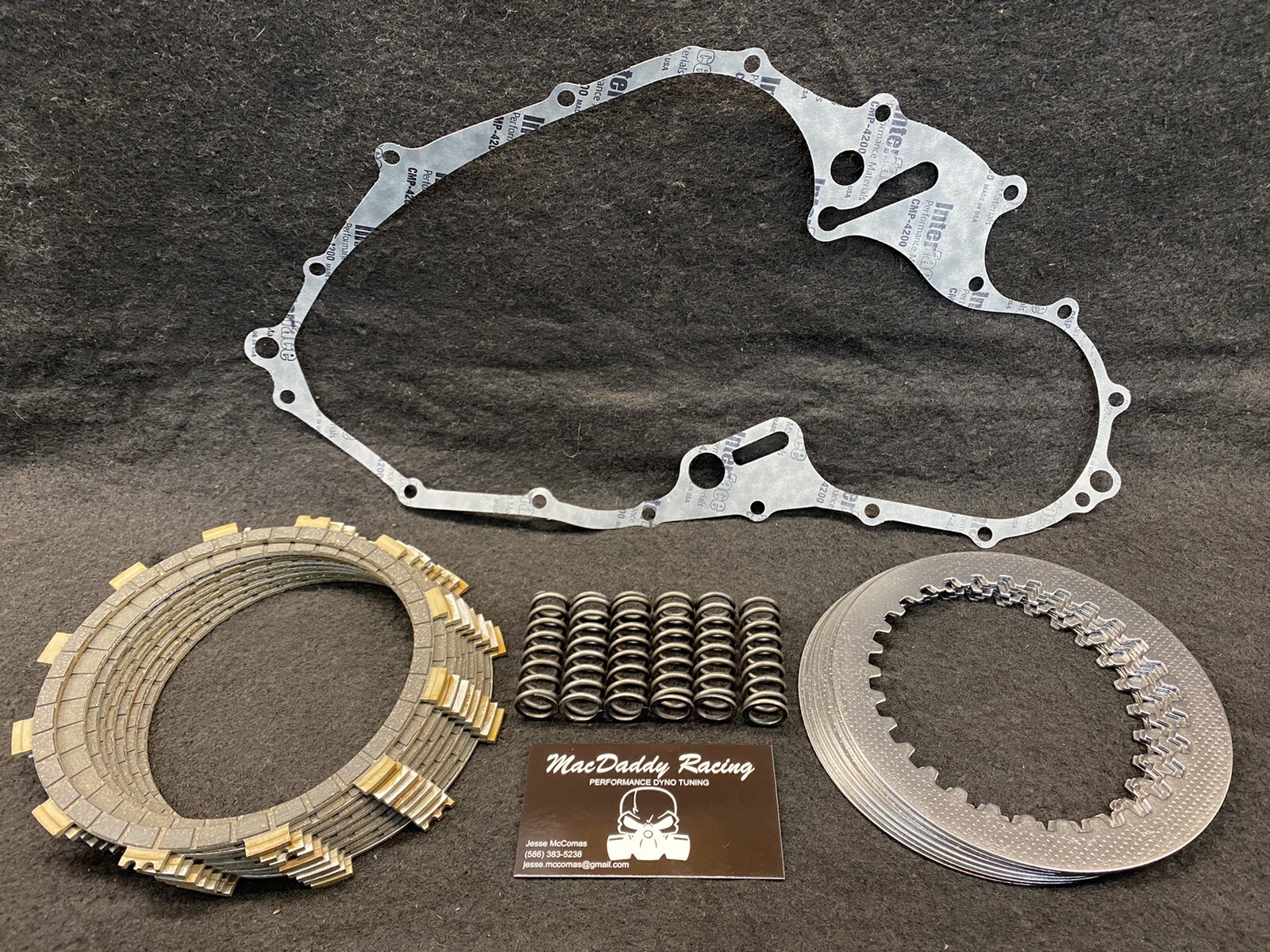 MacDaddy Racing Clutch Kit with Gasket for Yamaha Raptor 700R 700