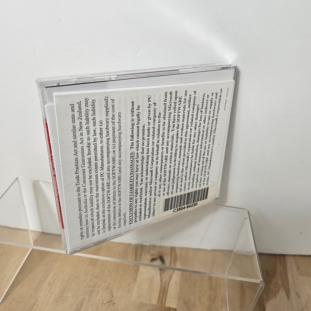 New SealedMicrosoft Picture It! 99 2-disc CDs - Microsoft Graphics Studio