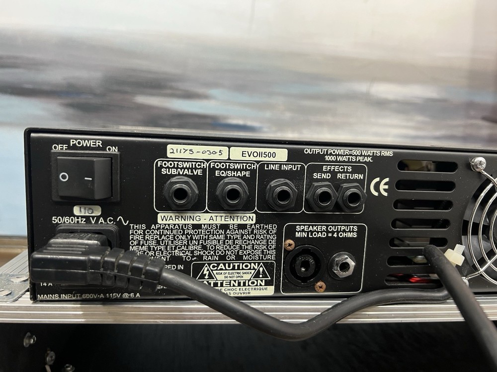Ashdown ABM-EVO II 500 - WORKING GREAT (Bass Head With Case )