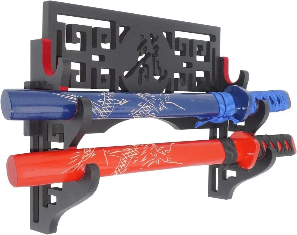 Scratch-Resistant Wall Mount Sword Display Stand for Katana & Samurai Swords