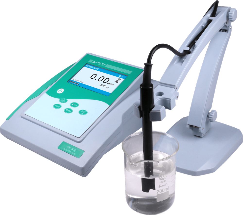 Apera EC910 Benchtop Conductivity Meter Kit Automatic Calibration Self-diagnosis