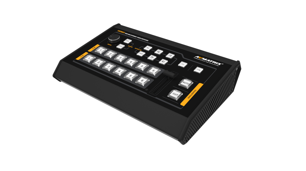 AVMATRIX VS0601 4×SDI 2×HDMI inputs GPIO Live TALLY Multi-Format Video Switcher
