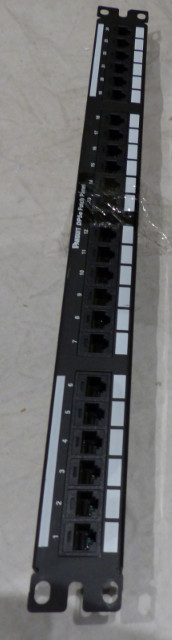 PANDUIT CABLEMATTERS 24 PORT PATCH PANEL DP5E