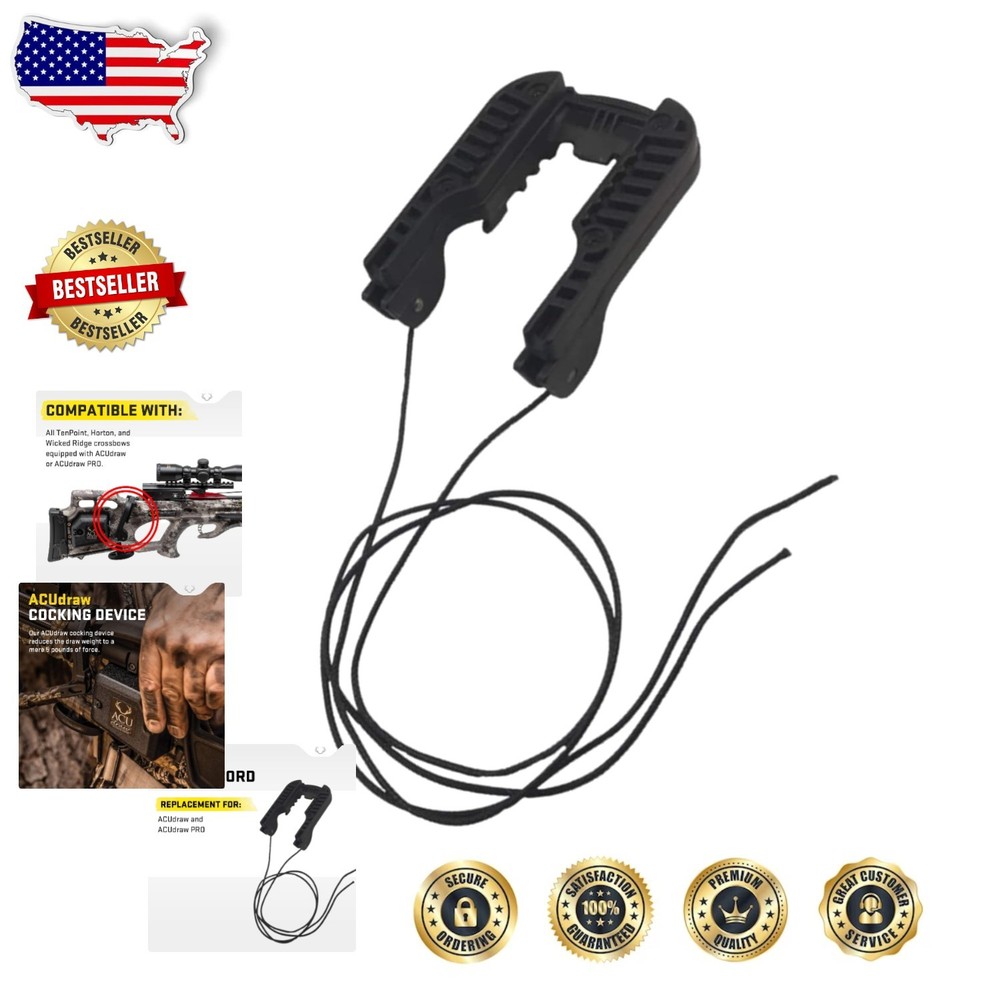 Replacement ACUDraw Claw & Draw Cord - Easy Cocking, Less Bowstring Wear
