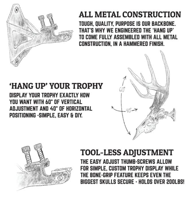 Hang Up European Adjustable Mounting Bracket