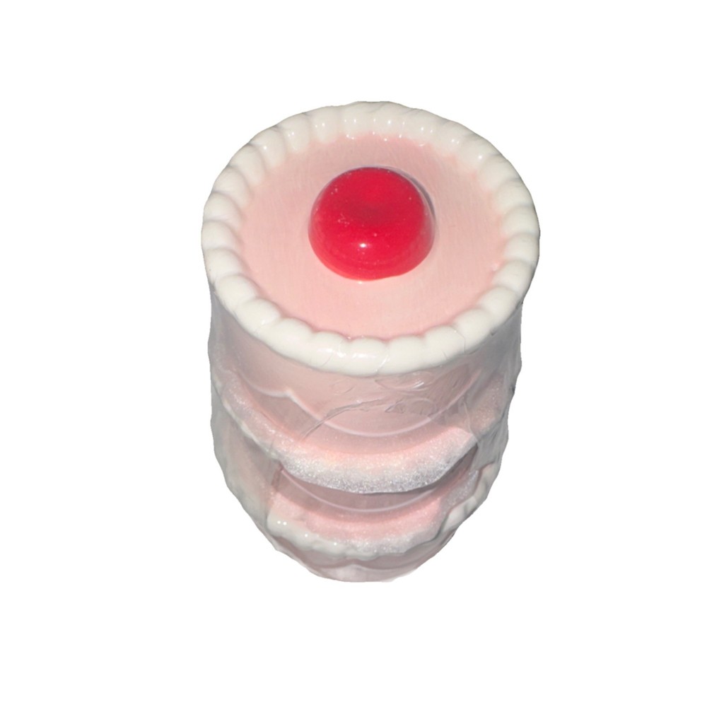 Newcastle Ceramic Nesting Measuring Cup Set 3 Count Pink White Red Model 4439