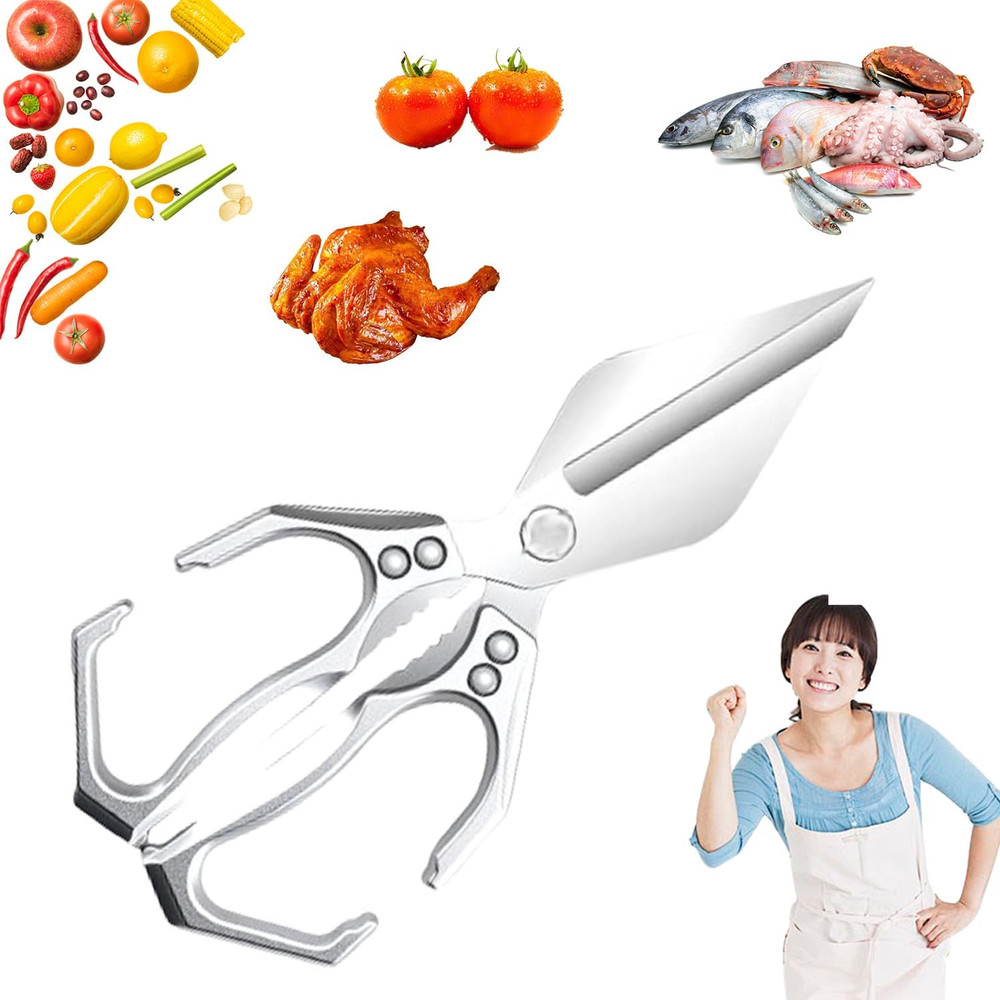 Heavy Duty Kitchen Shears, Kitchen Scissors for Food, Multi-purpose Kitchen