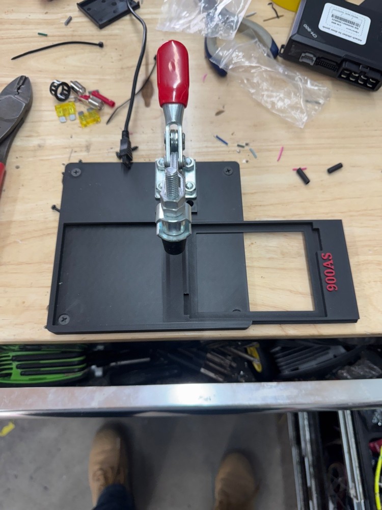 Compustar/Firstech remote start prep station w/clamp