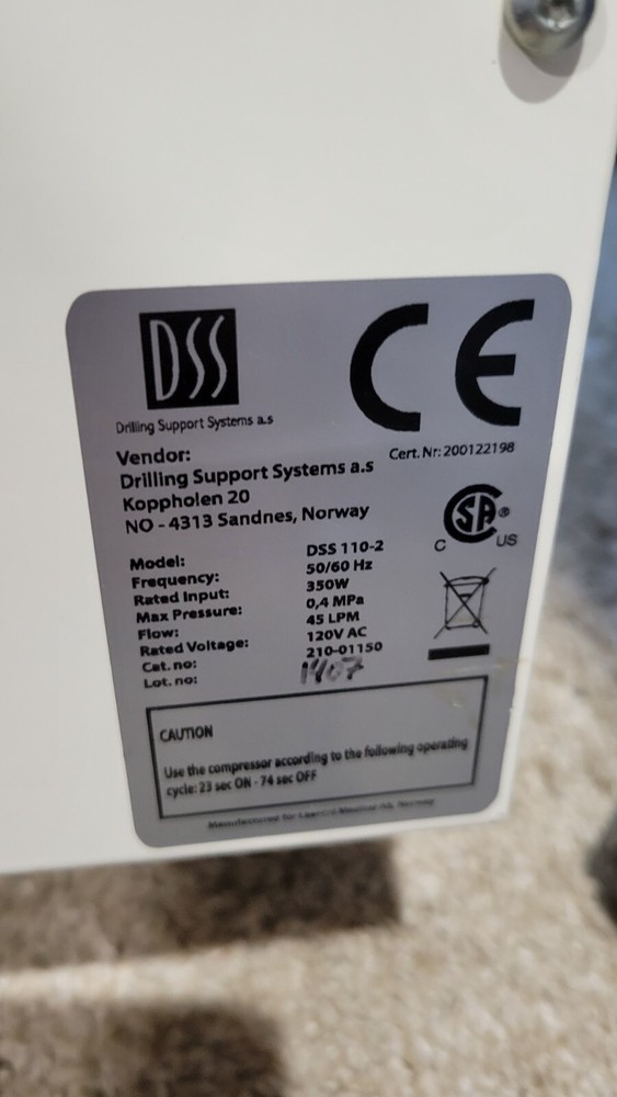 Laerdal DSS 110-2 Air Compressor - Unit for Manakin Simulator