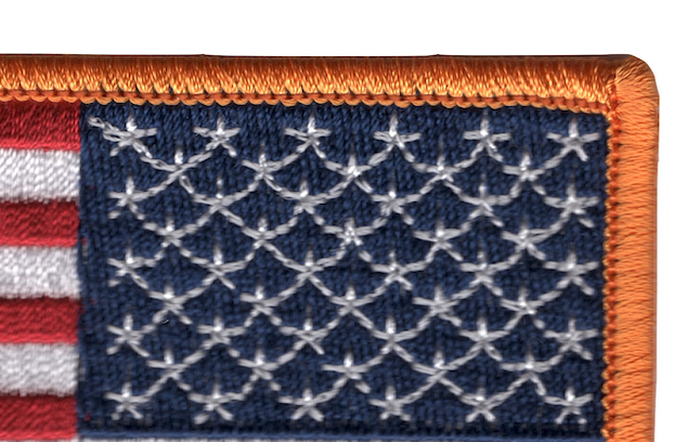 Mil-Spec United States Reverse Flag Hook Backing 2.25 x 4.00 Patch