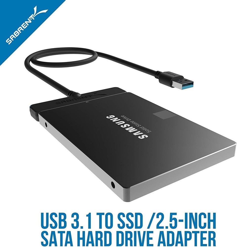 High-Speed 10Gbps USB 3.1 SATA Adapter with LED Indicators – For Laptops/Tablets