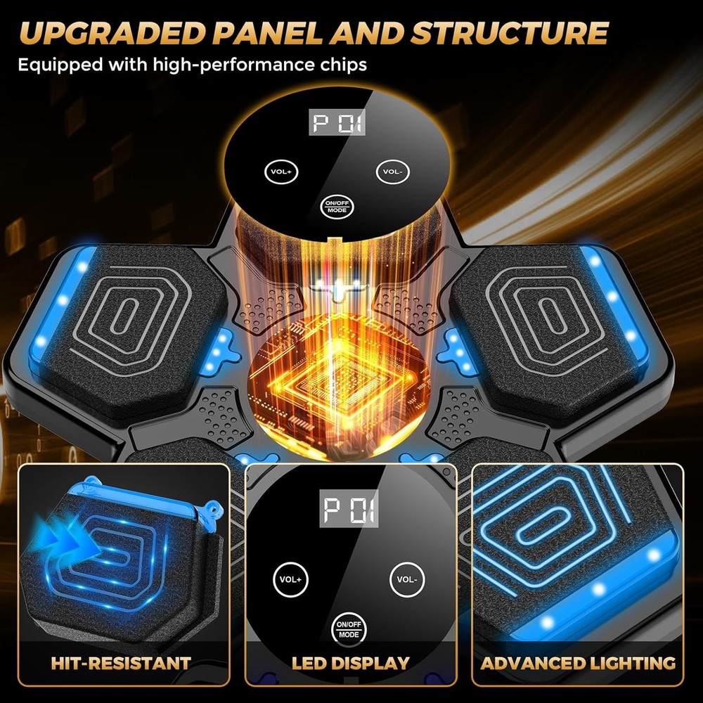 Compact Multi-Function Boxing Machine for All Skill Levels - Music Enabled