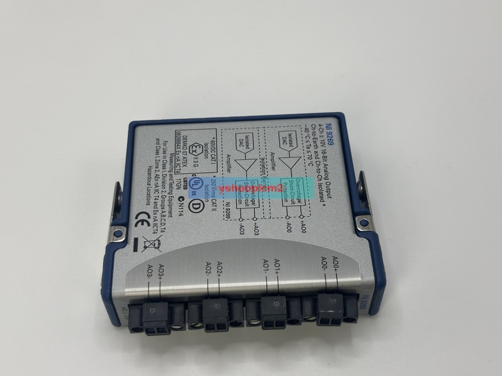 National Instruments NI 9269 cDAQ Analog Output Module Test completed