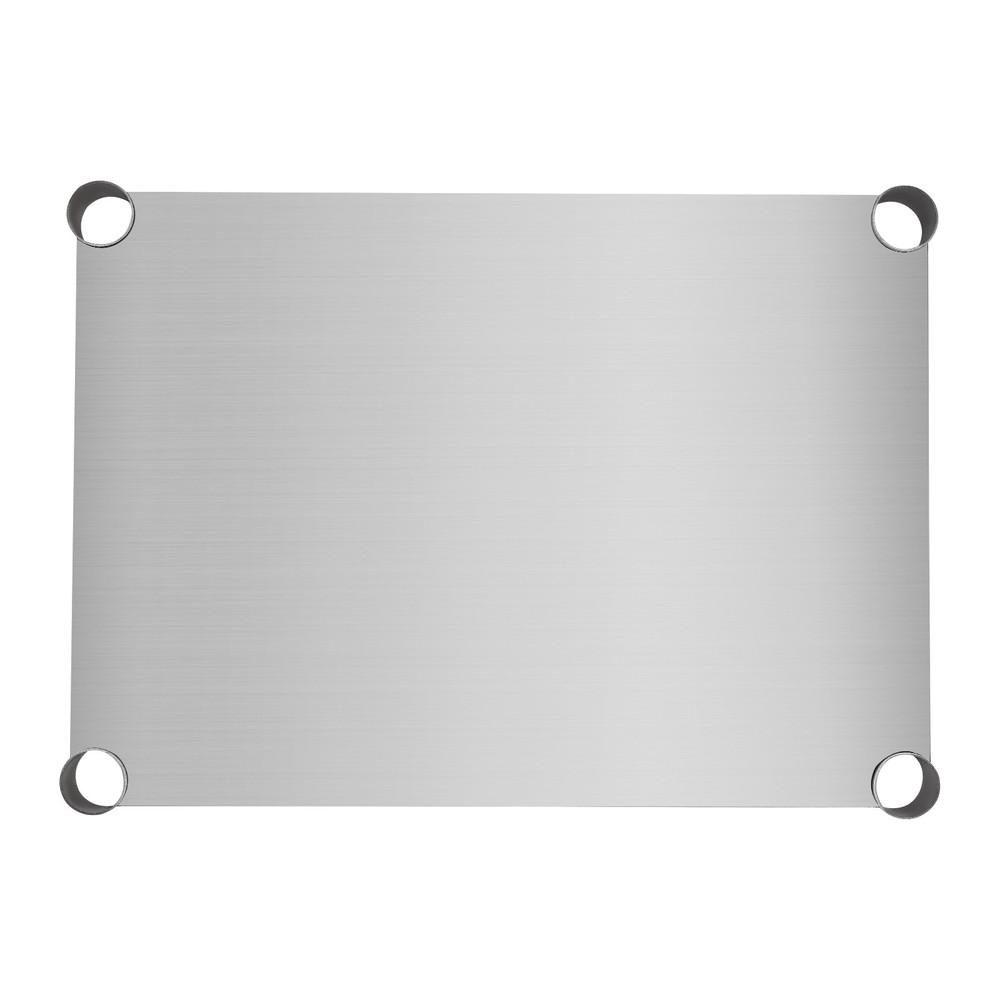 Under Shelf Stainless Steel Adjustable Lower Shelf Work Table Under Shelf Silver