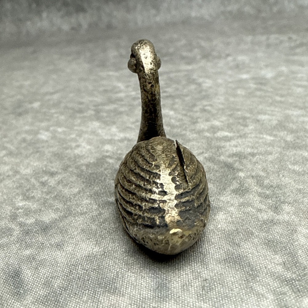 Vintage Swan Silver Plated Place Card Holder