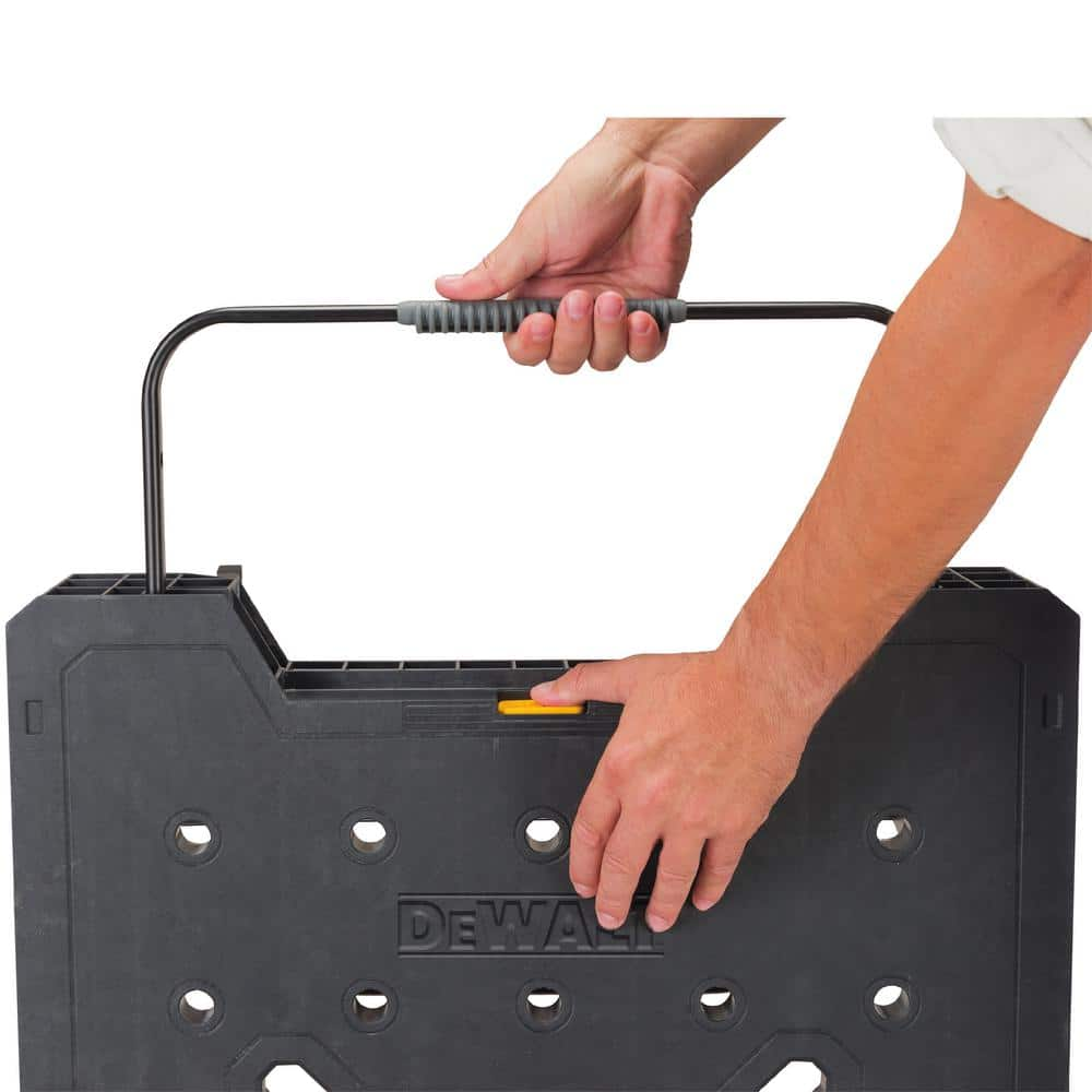 Durable Multi-Purpose Folding Portable Workbench 33 In. Lightweight Work Space