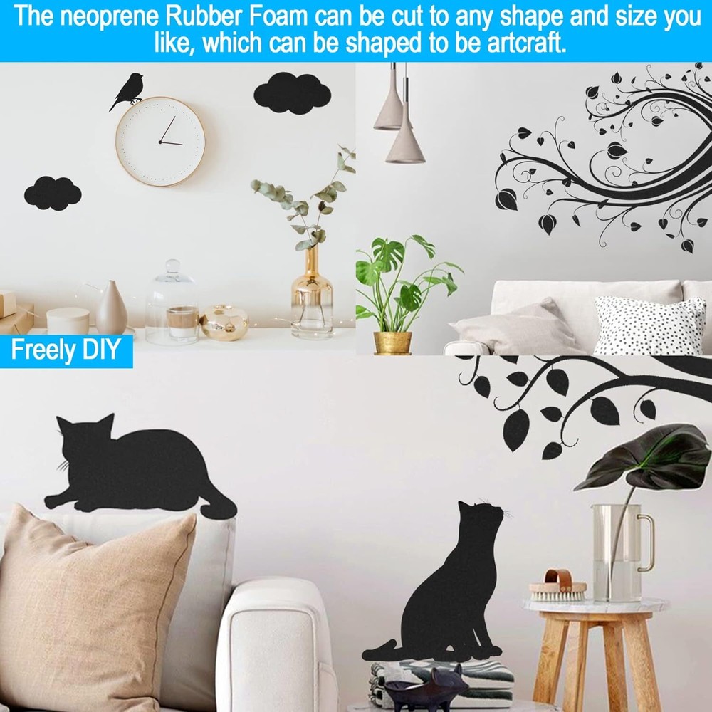 Foam Insulation Neoprene Sheets With Adhesive Multi-Function Soundproof Large