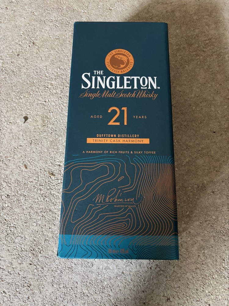 Singleton 21 yrs Whisky - Empty Box