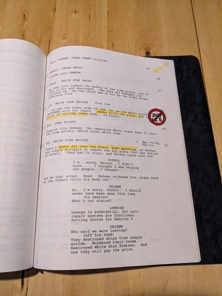 Babylon 5 Original Production Script ~ Lines of Communication