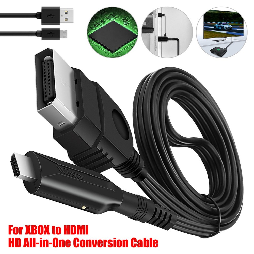 Original Xbox to HDMI Converter Adapter For Microsoft Xbox Console Controller  -
