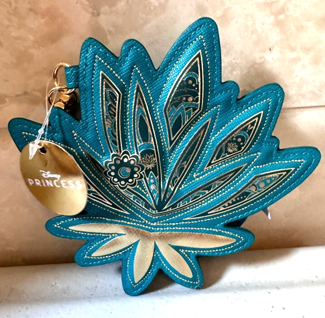 Bath & Body Works Disney Princess Jasmine Coin Purse BLUE GOLD NEW MARCH