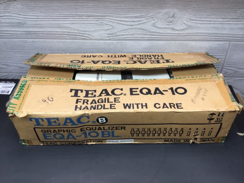 Vintage TEAC EQA-10 Graphic Equalizer W/ Box Tested Working