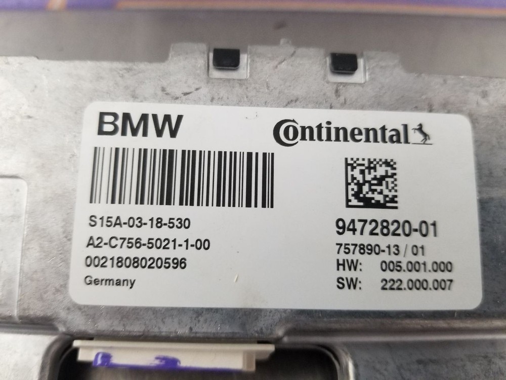 19 BMW X3 M40I FRONT VIEW WINDSHIELD CAMERA PROJECTOR 947282001
