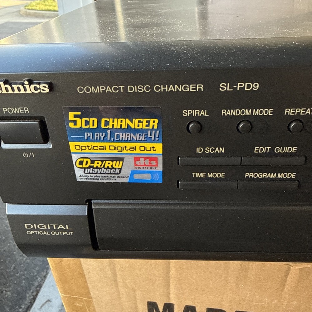 Technics SL-PD9 Compact Disk Changer Tested