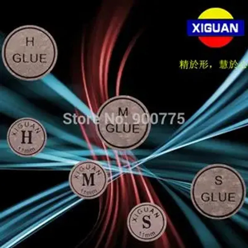 14mm Pool Cue Tips 2pcs Pack - Optional Hard/Medium/Soft 8-Layer Tips Billiard A