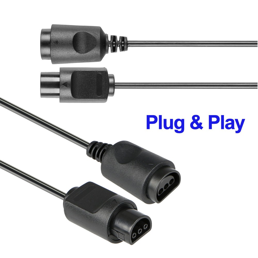 1x/2x 6ft/1.8m Extension Cable Cord For N64 Controller Game Console