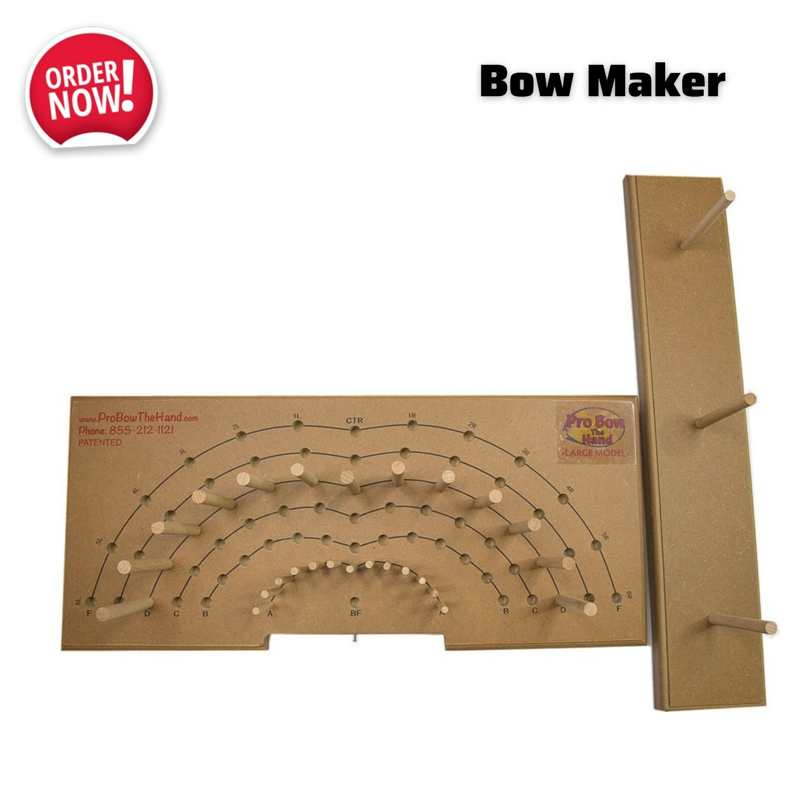 Large Custom Hand Bow Maker 3 Ribbon for Holiday Christmas Wreaths Tree Topper