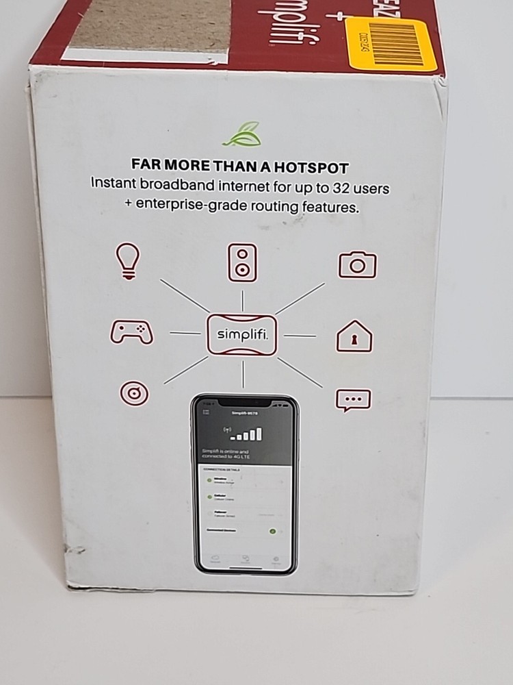 Simplifi LTE Smart Hub Cellular Internet + WiFi Router