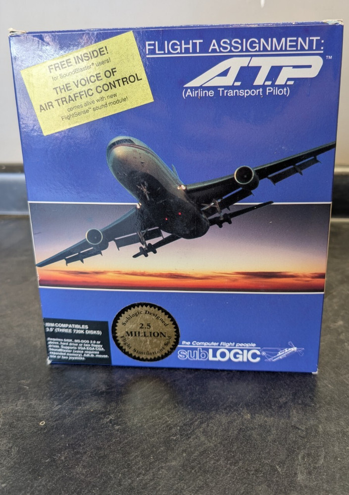 Flight Assignment | A.T.P. | COMPLETE with original sales receipt