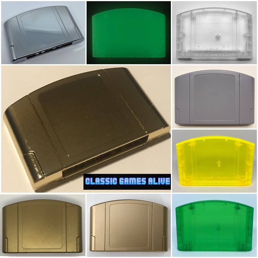 N64 Plastic Case Shell Replacement Highest Quality - Legend of Zelda- RF shield