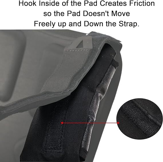 2 Pack Shoulder Strap Pad Vest Shoulder Backpack Strap Pads Fit 2'' US
