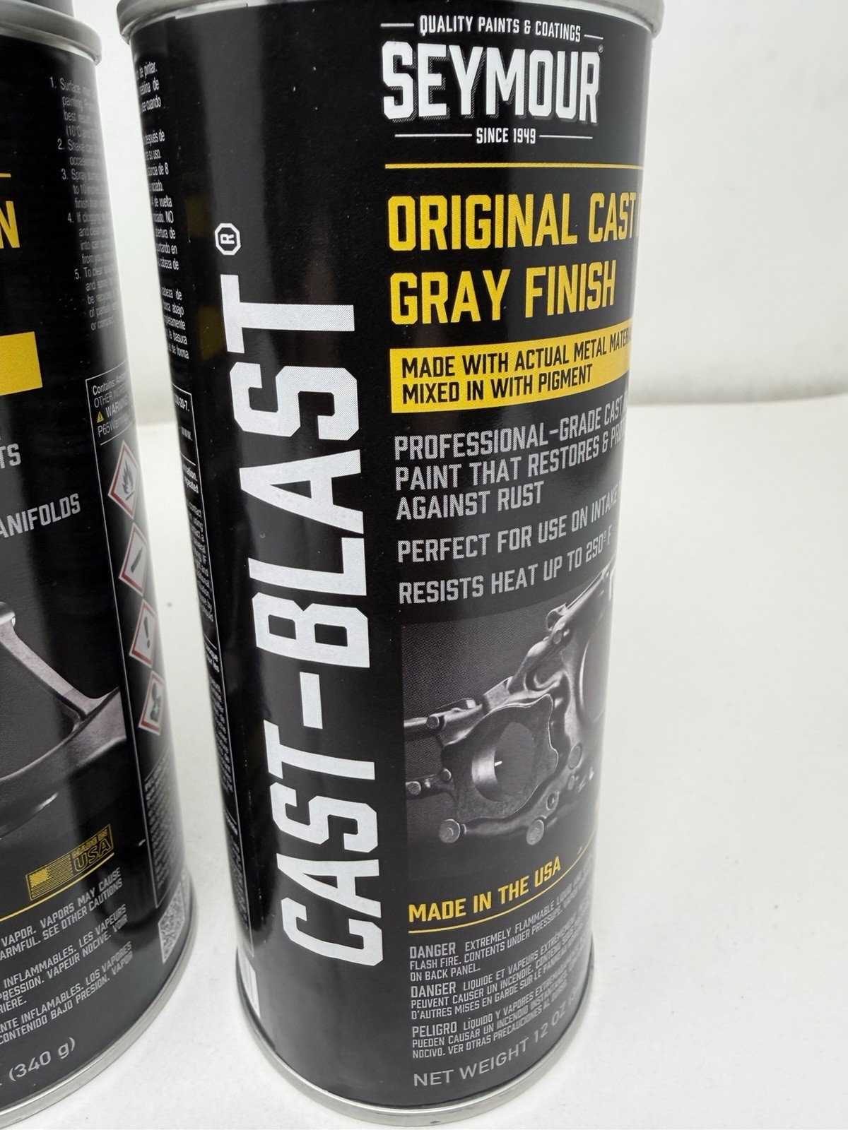 Seymour CA16-48 Cast Blast Spray Paint 12 Ounce (Pack of 3)