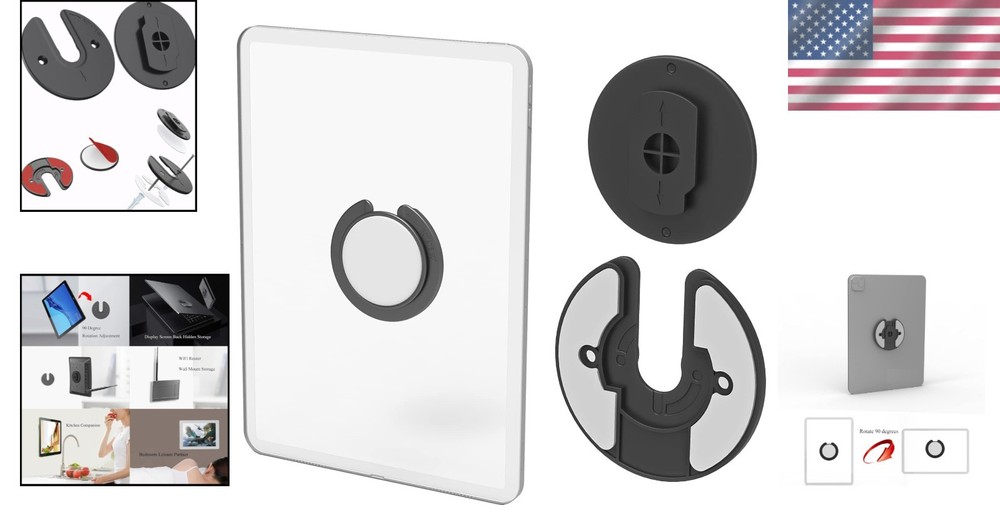 Adjustable 90° Rotating Wall Mount for Tablets & E-Readers