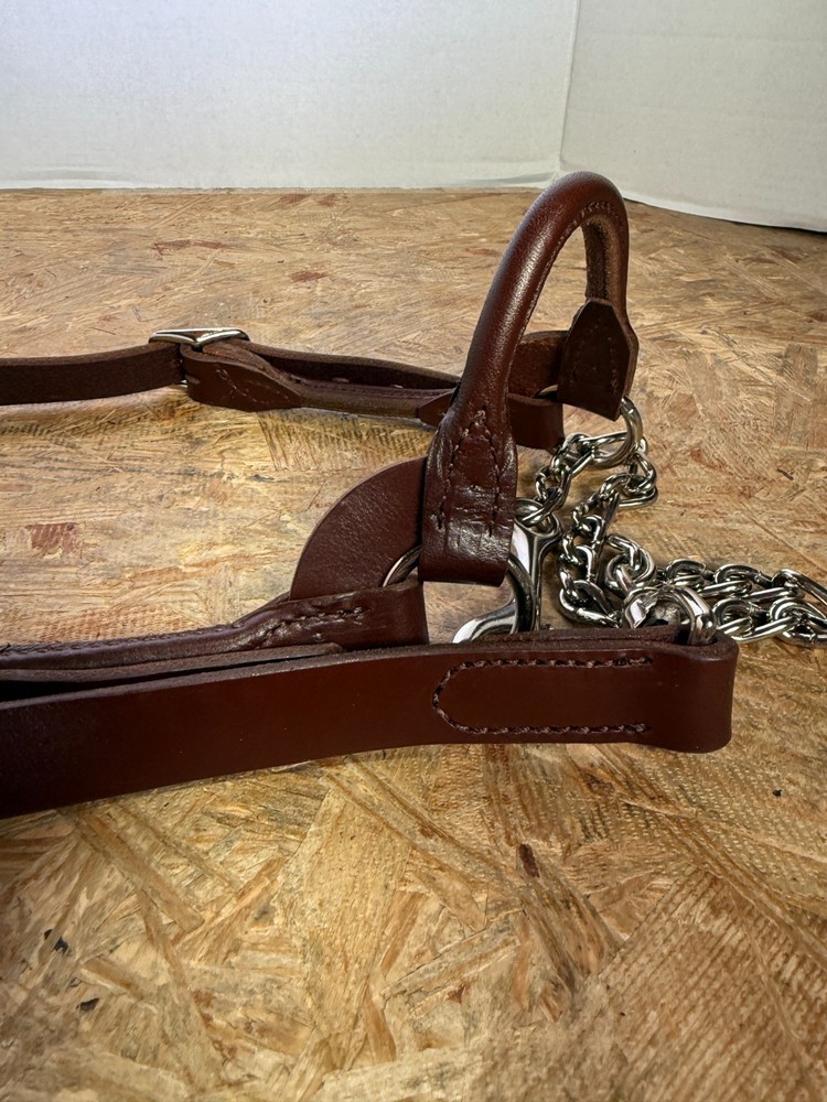 Weaver Leather Dairy Beef Rounded Show Halter Small Brown