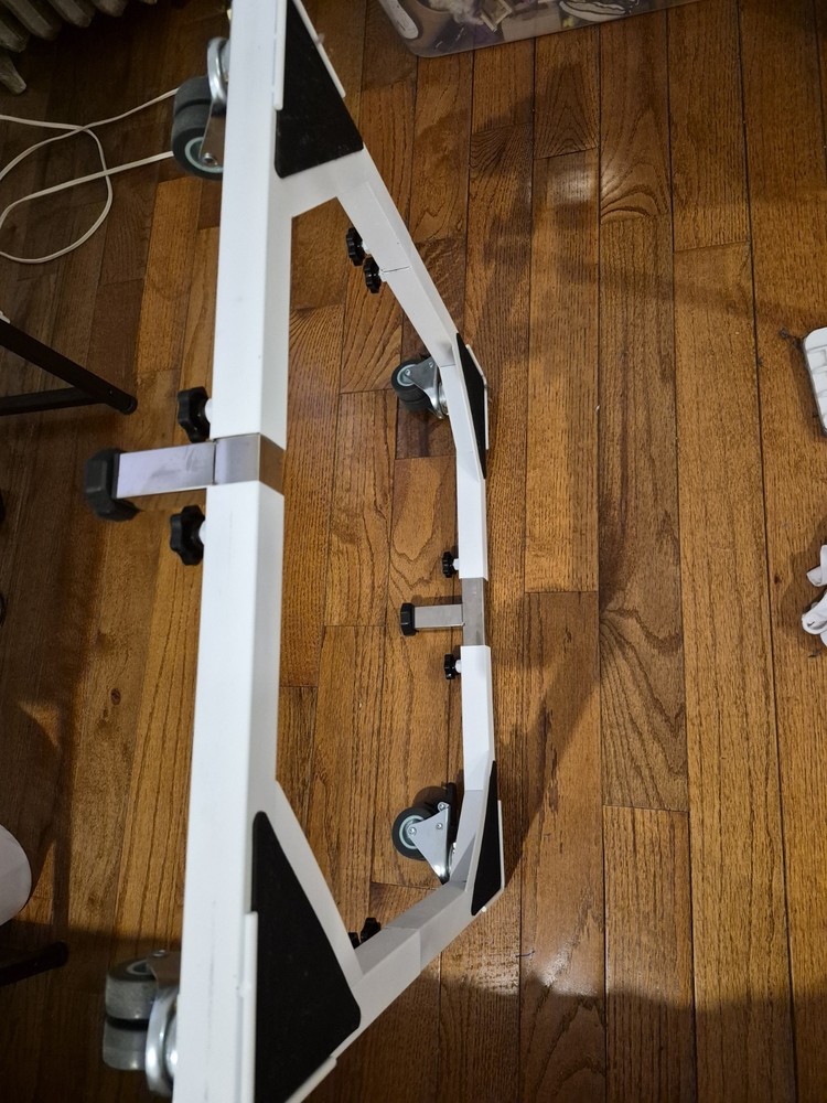 Versatile Mobile Base Stand for Appliances with Rubber Wheels