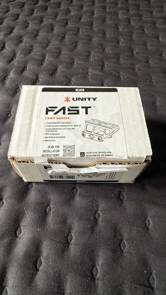 Unity Tacitical Fast Comp Mount (Aimpoint - CompM4/CompM4s/PRO) - Black