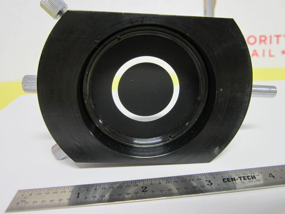 OPTICAL MICROSCOPE PART PHASE SLIDE 25X OPTICS BIN#C7-97