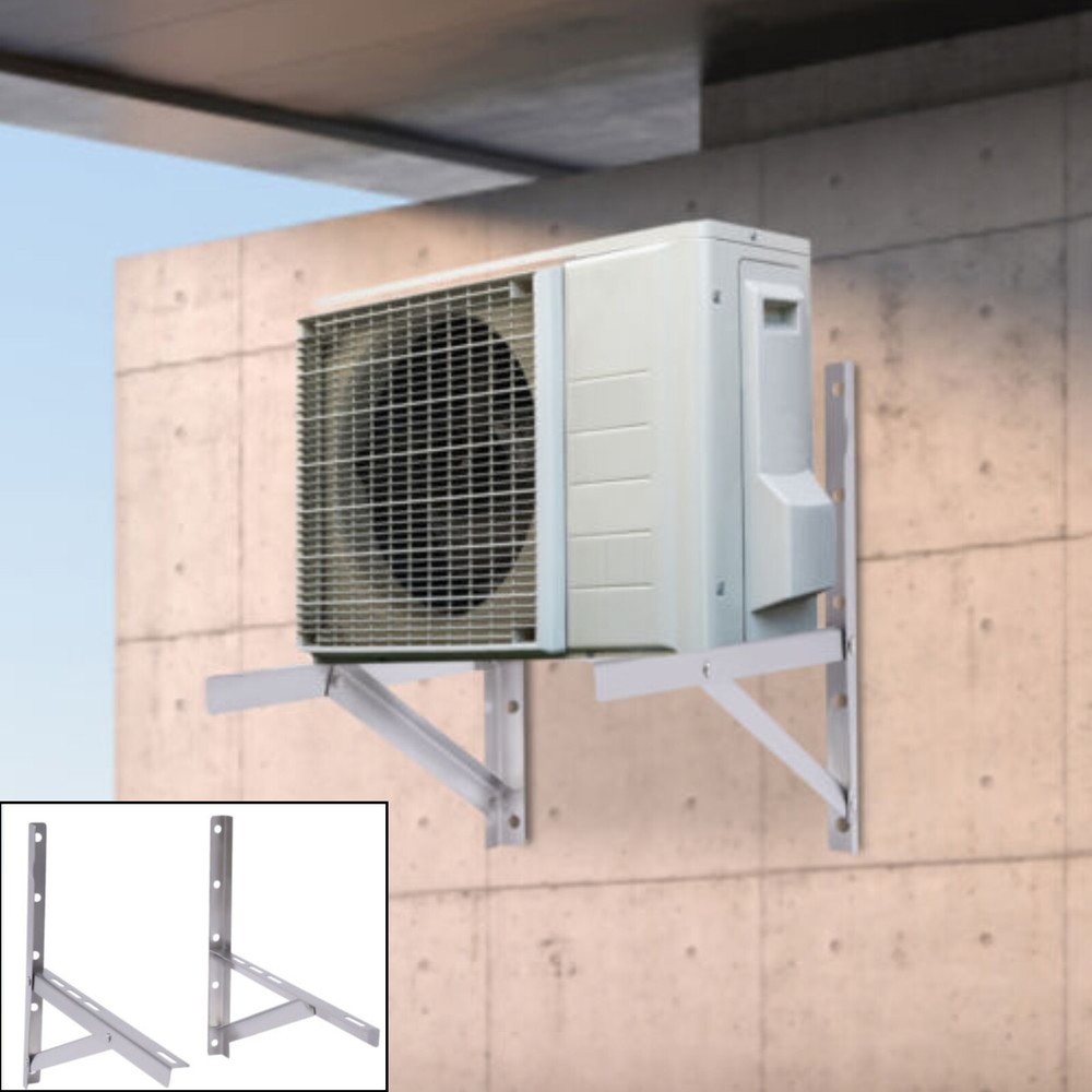 1-Pair Outdoor Wall Mounting Bracket for Mini Split Air Conditioner 280kg Load