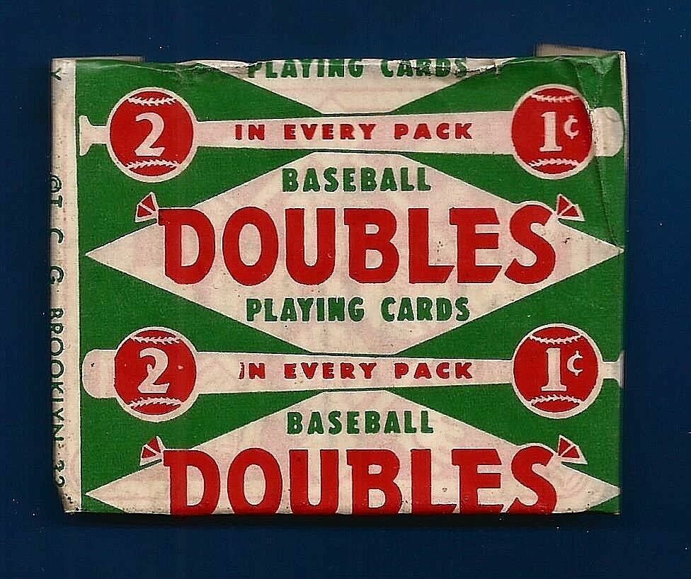 1952 MANTLE CARD CHASE BOX- 21 PACKS + AUTOGRAPH CARD + 2 1950/60'S CARDS