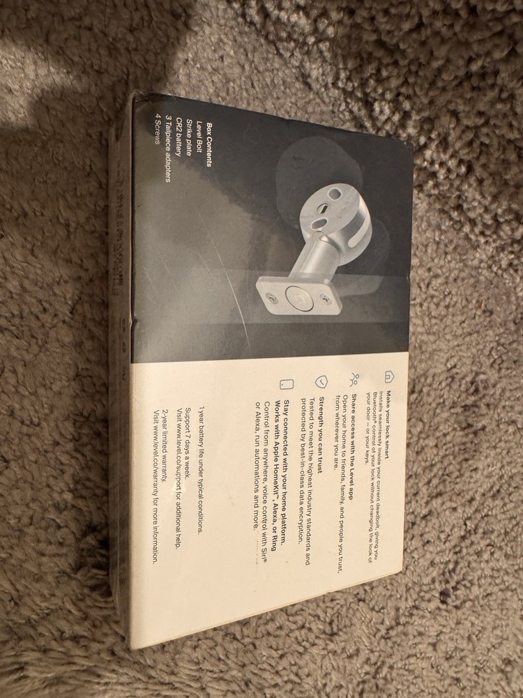 Level Bolt The Invisible Smart Lock