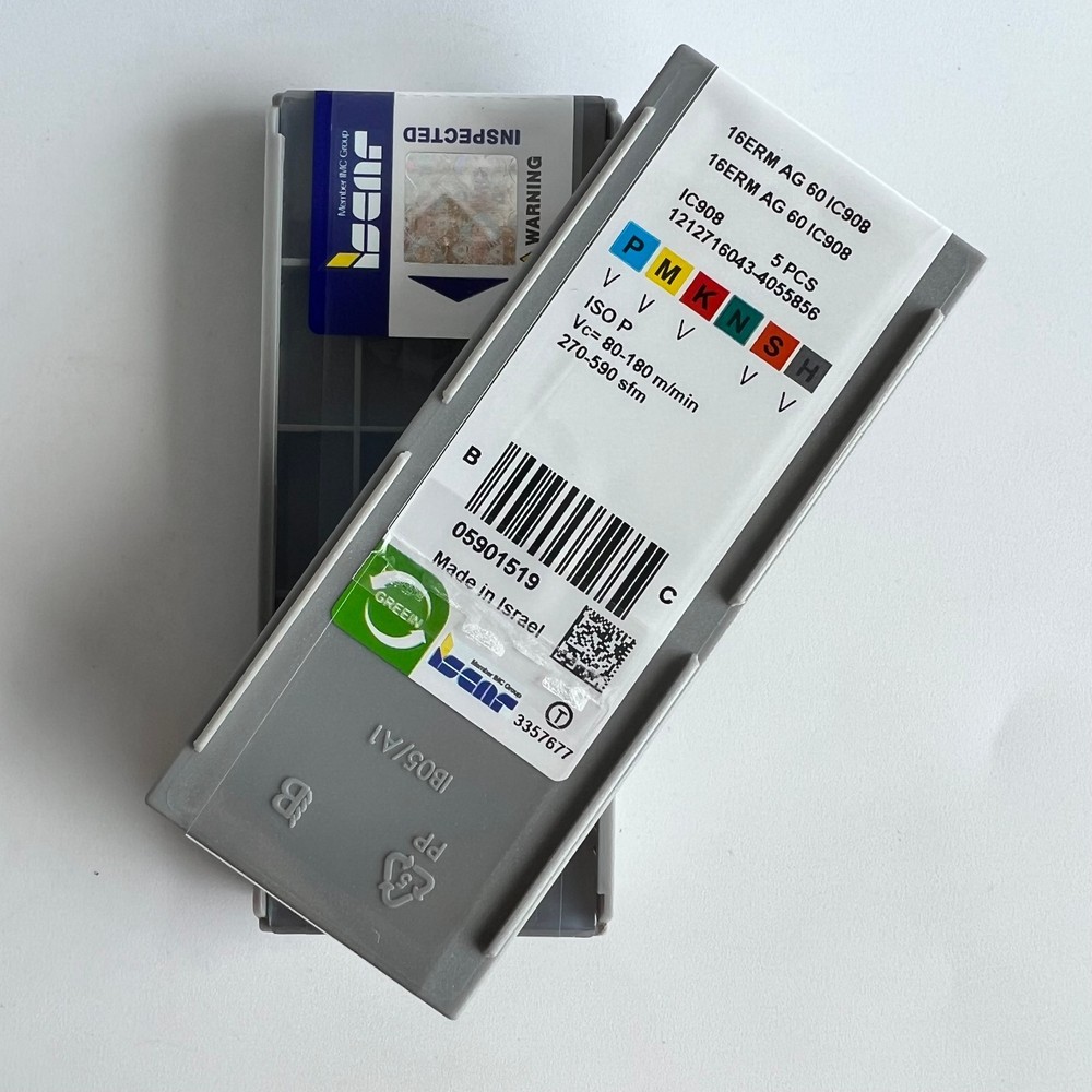5Pcs/BOX ISCAR 16ERMAG60 IC908