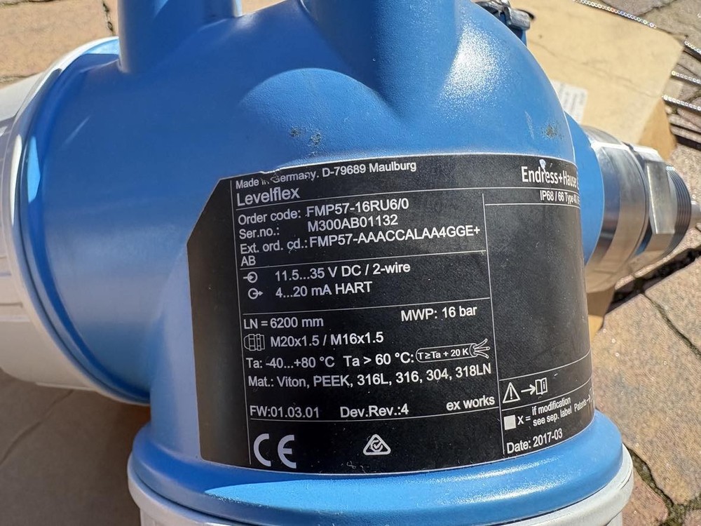 Endress+Hauser Levelflex FMP57-16RU6/0