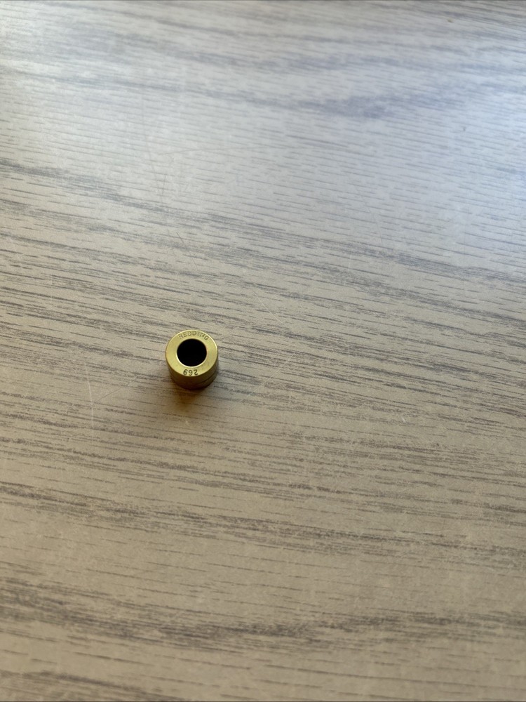 REDDING TITANIUM NITRIDE NECK SIZE BUSHING .269 DIAMETER