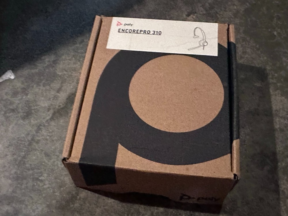 *PLANTRONICS* Encorepro Poly EP 310 77T43AA Mono Headset Open Box